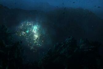 Rapture Water Sea Video Games Bioshock Wallpaper HD