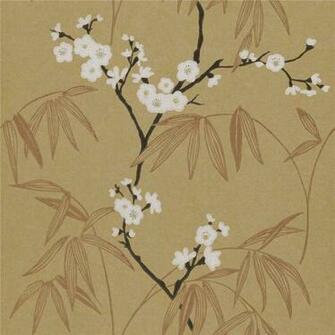 Coffee Gold Radiance Extravagance Harlequin Wallpaper