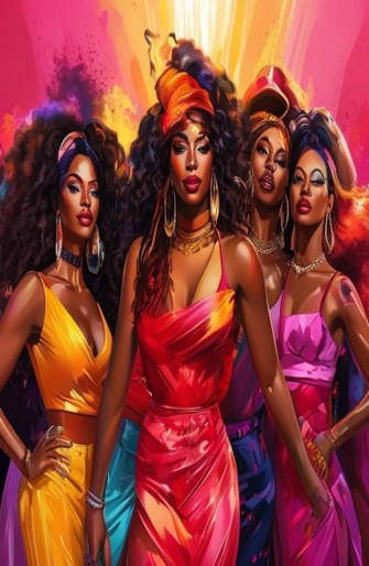 Beautiful Black Women Wallpaper