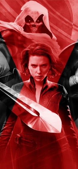 Black Widow Cave iPhone Wallpaper