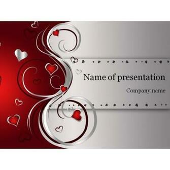 Valentines Day Powerpoint Template Background For Presentation