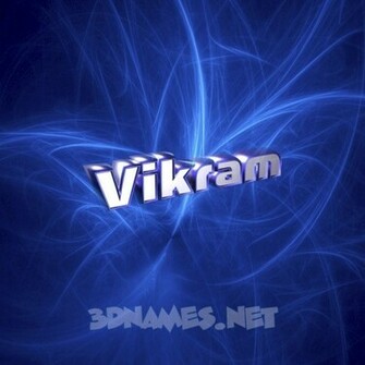 3d Name Wallpaper Image For The Of Vikram