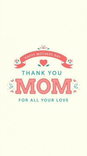 Thanks You Mom Collection Of Happy Mother S Day iPhone Wallpaper