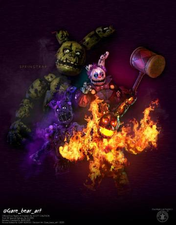 Fnaf Ar Springtrap Skins Wallpaper By Garebearart1