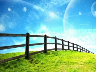 Heaven Fence Full Screen Wallpaper