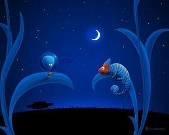 Alien And Chameleon Desktop Pc Mac Wallpaper