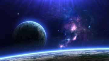 Earth From Space Fantasy Wallpaper 4k HD