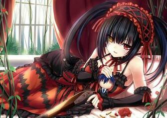 Anime Girls Tokisaki Kurumi Date A Live Heterochromia