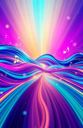 Music Sound Waves Live Wallpaper