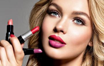 Wallpaper Look Face Portrait Makeup Lipstick Hairstyle