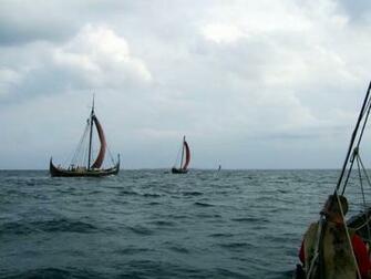 Viking Ship Scandinavia Wallpaper