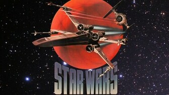 Star Wars Outer Space X Wing Tie Fighter Wallpaper