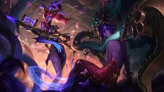 Lunar Wraith Caitlyn Morgana Lol Wallpaper