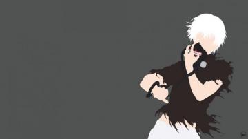Ken Kaneki V2 Tokyo Ghoul Minimalist Wallpaper By