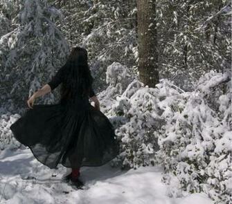 Winter Witch By Hauntingvisionsstock