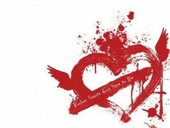 Heart Background Wallpaper Broken