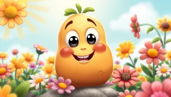 Cute Potato Wallpaper