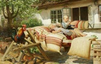 Wallpaper Danish Painter The Sun Is Shining