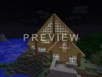 Minecraft House Wallpaper