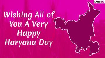 Haryana Day Greetings Celebrate Foundation With