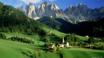 Wallpaper Background Winter Summer Mountains