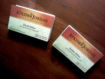 Popular Landscaping For Delightful Business Card Design
