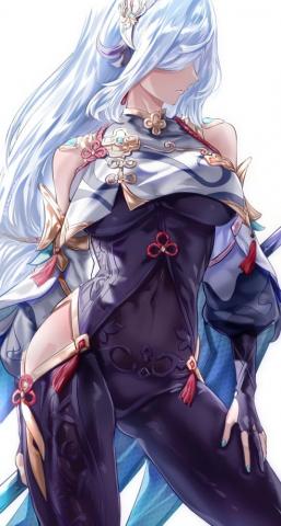 Shenhe Genshin Impact Zerochan Anime Image Board