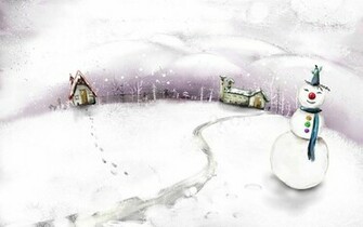 Watching The Snowman Wallpaper Desktopwallpaper
