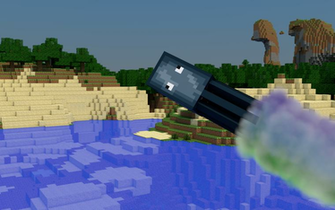 Rainbow Squid Minecraft By Xmax247