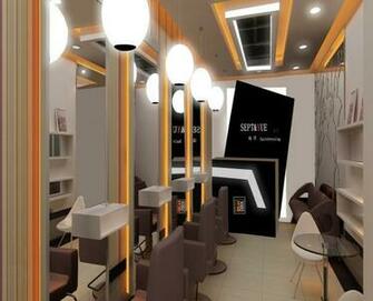 Hair Salon Lighting Design 3d