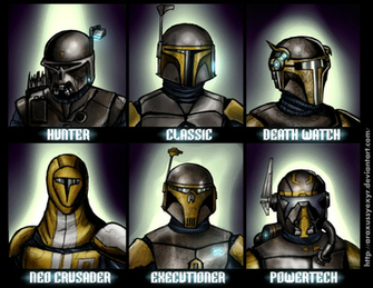 Mandalorian Helmets By Araxussyexyr