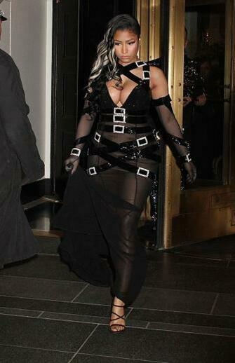 Nicki Minaj Leaves Carlyle Hotel In New York Hawtcelebs