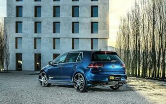 Volkswagen Golf R Wallpaper Tuning Blue