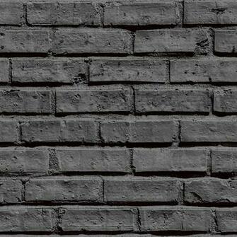 Arthouse Black Brick Effect Unpasted Wallpaper The Home Depot