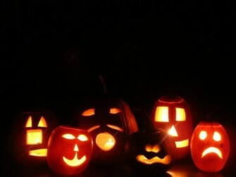 Halloween Pumpkins Desktop Pc And Mac Wallpaper