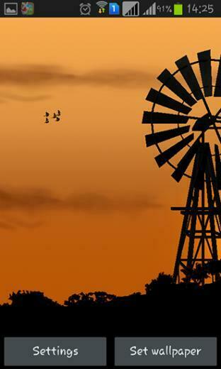 Windmill By Pix Live Wallpaper Captures D Cran De Fond