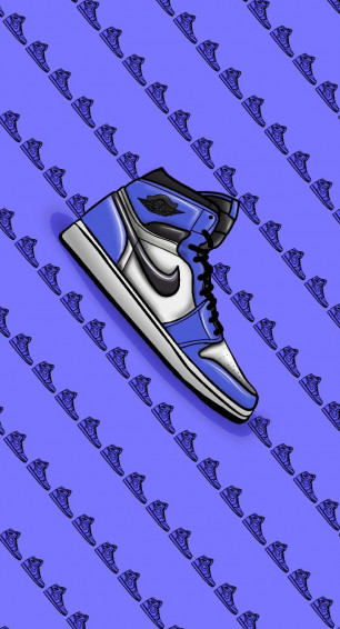 Nike Air Jordan Game Royal Wallpaper Sneakers