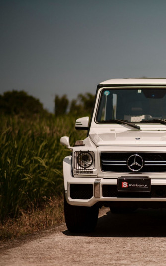 Wallpaper Front Mercedes White Suv Benz G63 Amg Car