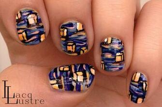 Hawaiian Lantern Floating Nail Art