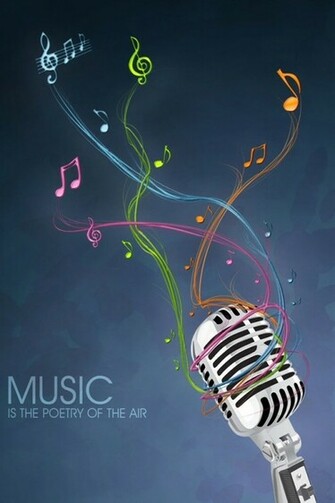 Cool Music Note iPhone Wallpaper HD Retina