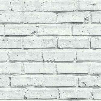 Arthouse Vip White Brick Wallpaper Distressed Wall Urban