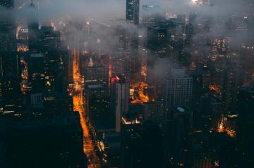 Wallpaper Lights City Street Cityscape Night Urban