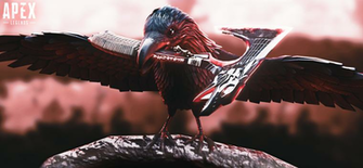 I Made A Wallpaper Of Bloodhound S Raven And Heirloom Apexlegends