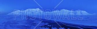 Spitsbergen In Blue Light Svalbard Affordable Wall Mural