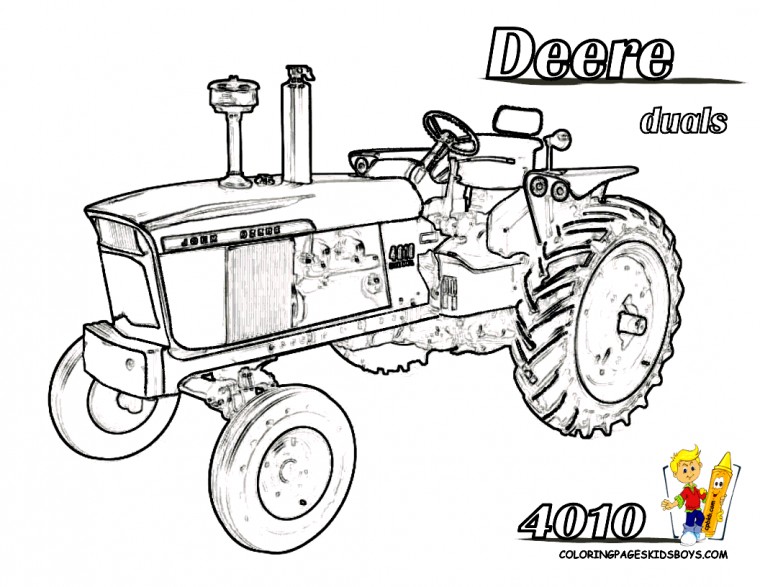 John Deere Tractor Coloring S