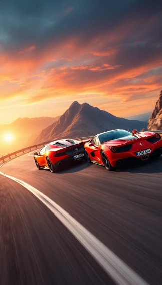 Lamborghini And Ferrari Wallpaper