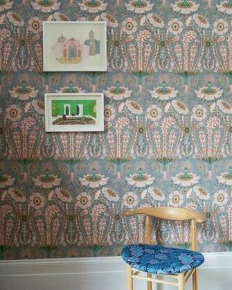 Equinoxe Wallpaper By Klaushaapaniemi Nikari Chair Upholstered