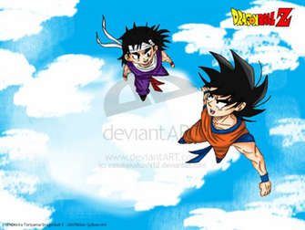 Goku And Kid Gohan Wallpaper By Sasukekakashi12
