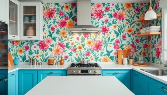 Wallpaper As Back Splash