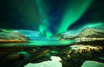 Wallpaper Lofoten Islands Norway Northern